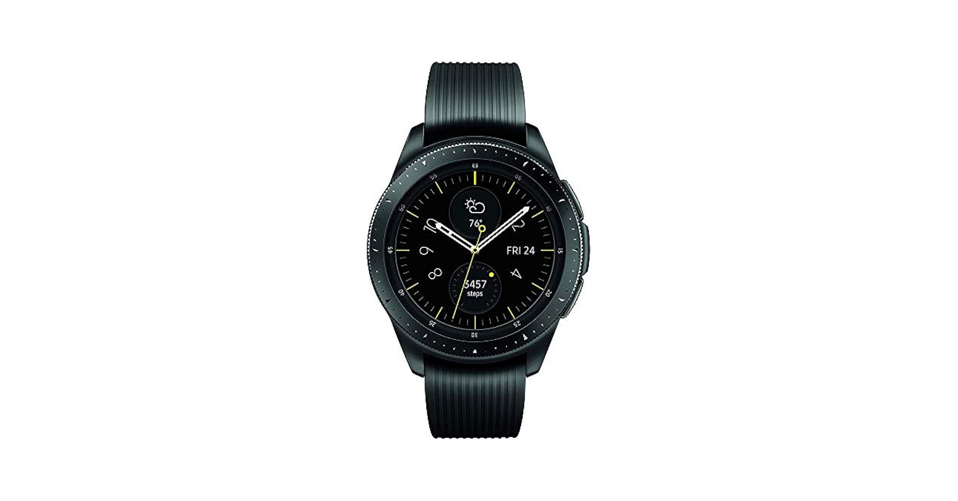 【未開封】Galaxy Watch4 Classic 46mm ブラック Samsung Galaxy Watch4 Classic 46mm Smart Watch, Stainless